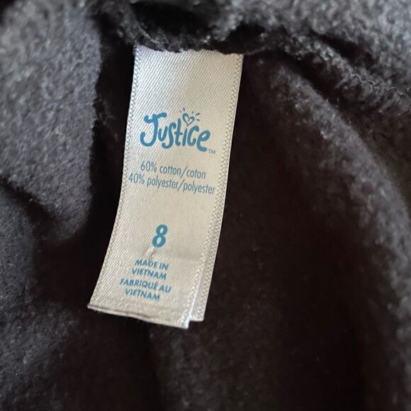 Girls Justice crop hooded sweatshirt - Picture 4 of 4